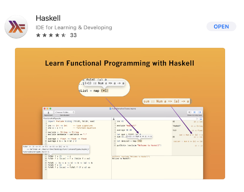 Haskell for Mac