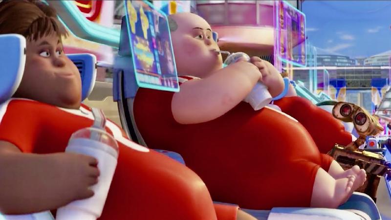 wall-e humans